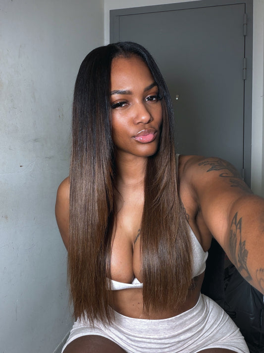 TISSAGE DÉGRADÉ MARRON